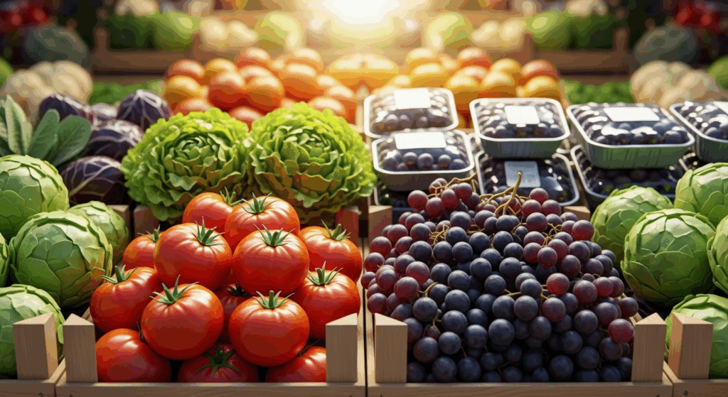 Diferenças e recomendações para alimentos orgânicos e convencionais