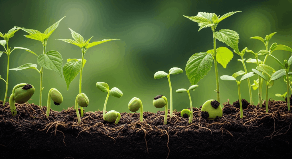 Processo de desenvolvimento das sementes